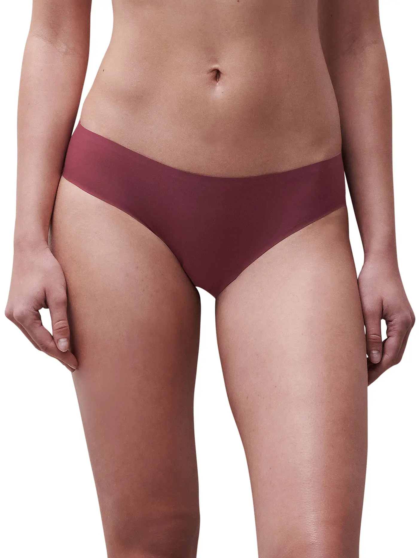 CHANTELLE | Slip "Soft Stretch" (nude) | dunkelrot